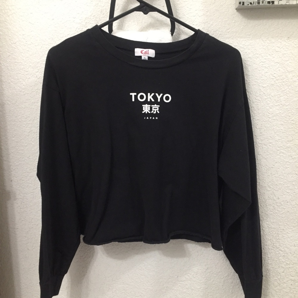 Cali baby Tokyo crop long sleeve shirt